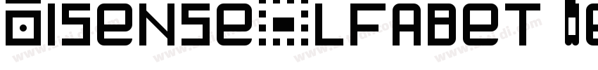 HisenseAlfabet Mediu字体转换